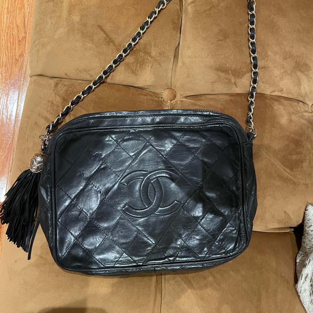Vintage Chanel fringe bag